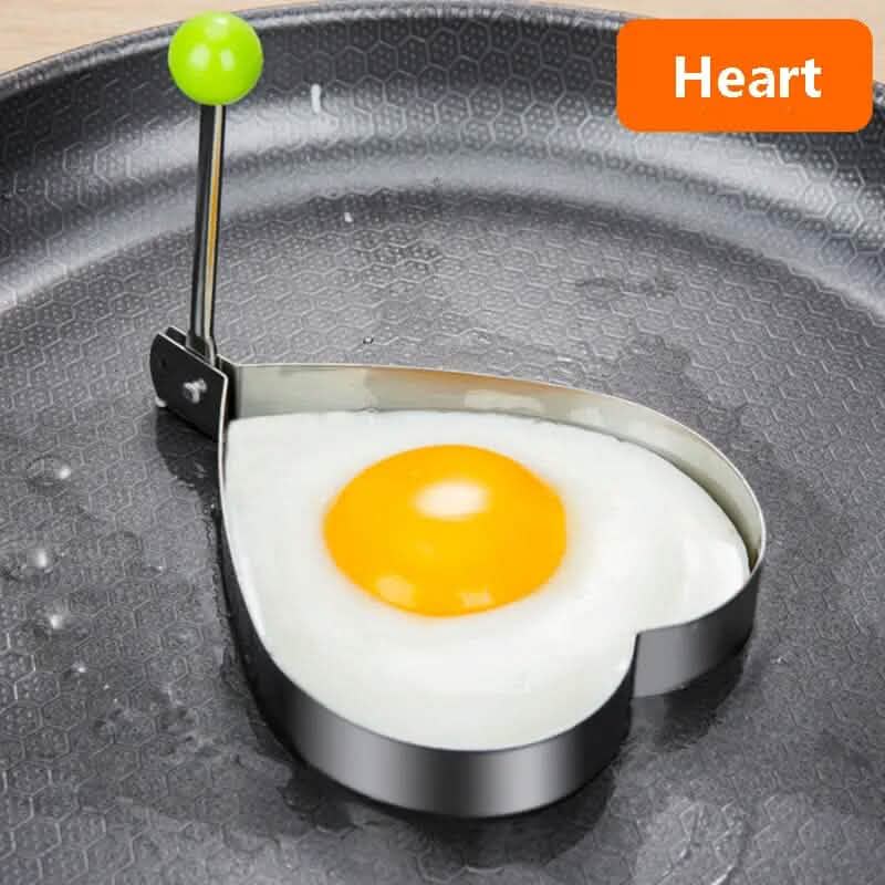 BowLift | 4-piece set: stainless steel creative egg ring molds