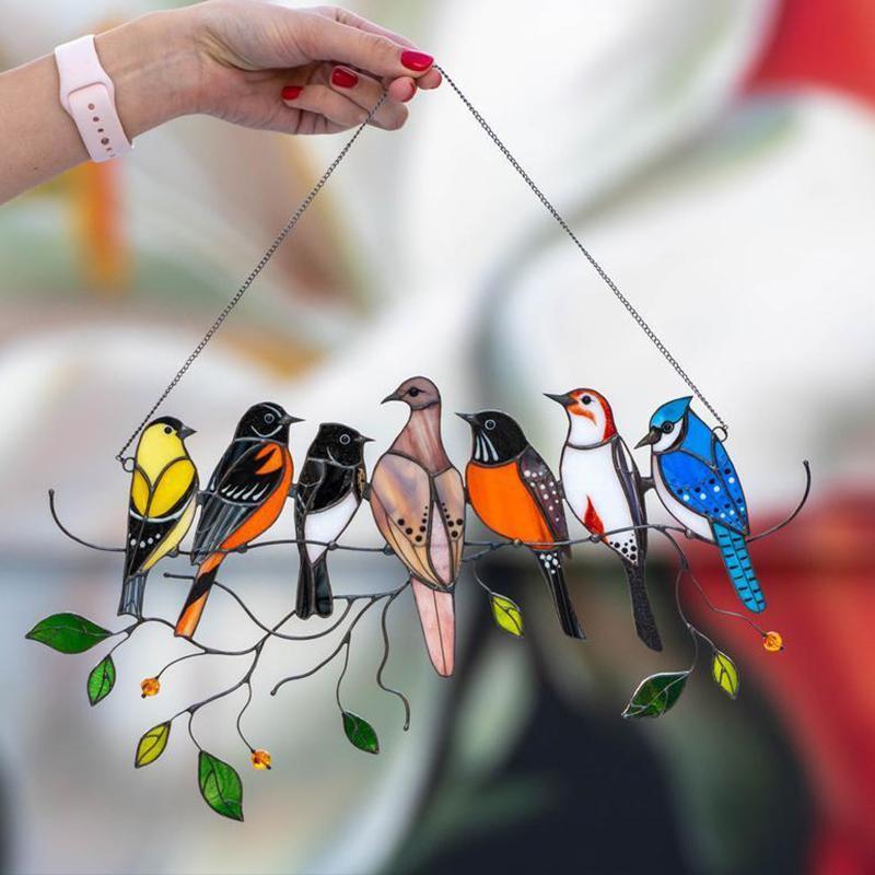 BowLift | Colorful Bird Window Hanger Sun Seeker