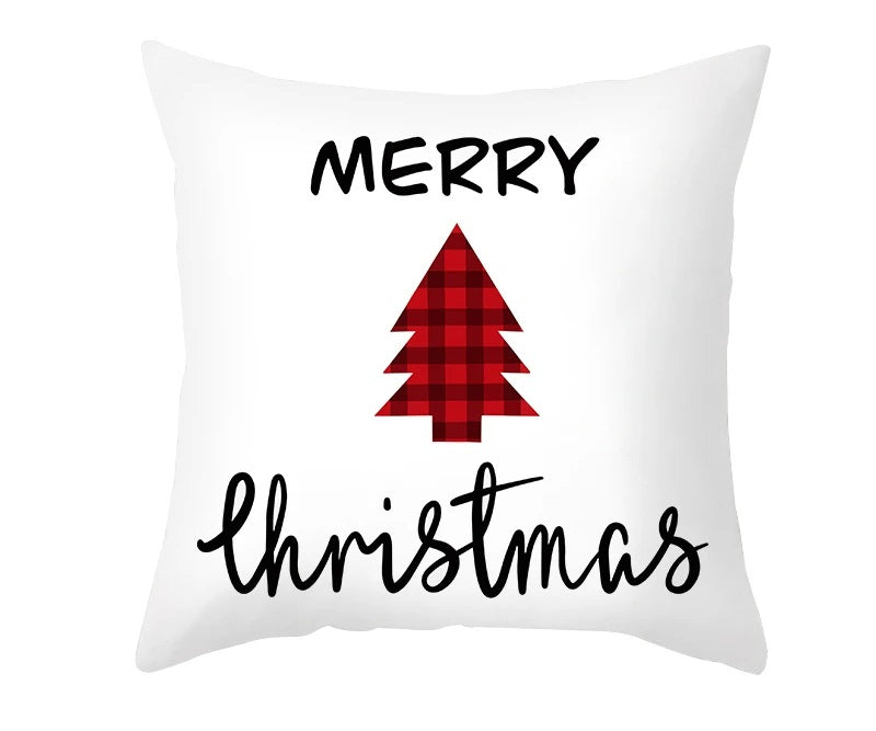 BowLift | Christmas Cushion Cover – Festive Santa & Elk Design for Holiday Decor & Perfect New Year Gift