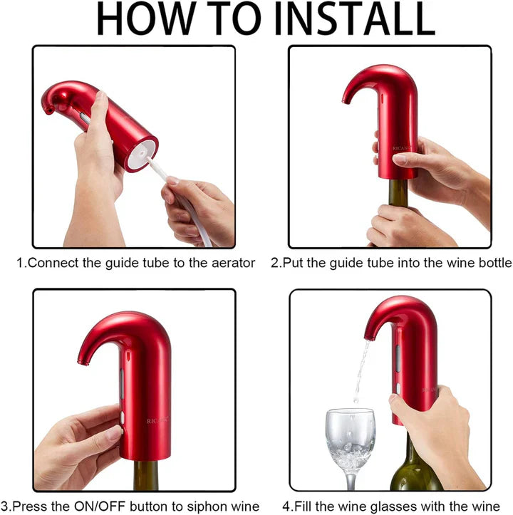 BowLift | Electric Wine Aerator Pourer Dispenser