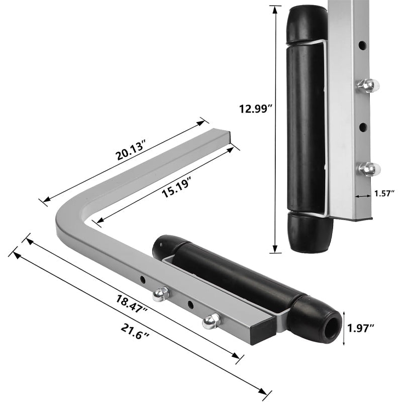 BowLift | Boat Trailer Guide ons Heavy-Duty Roller Guide-On System Steel Trailer Guides with Mounting Accessories