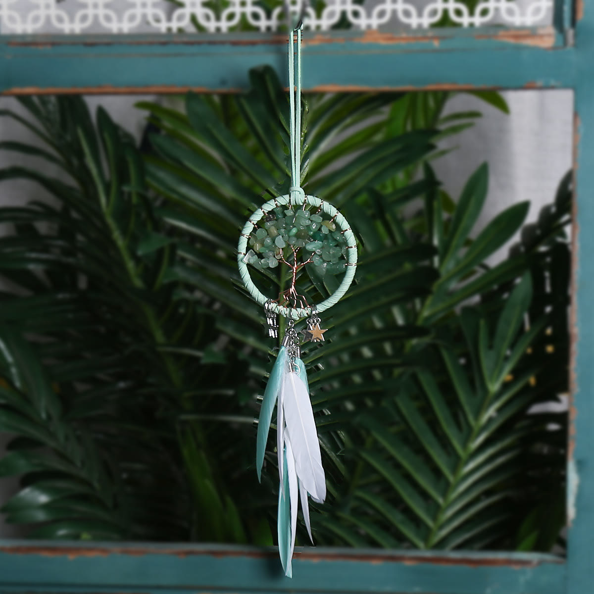 BowLift | Frendorf Tree of Life Gemstone Dreamcatcher Hanging Jewelry