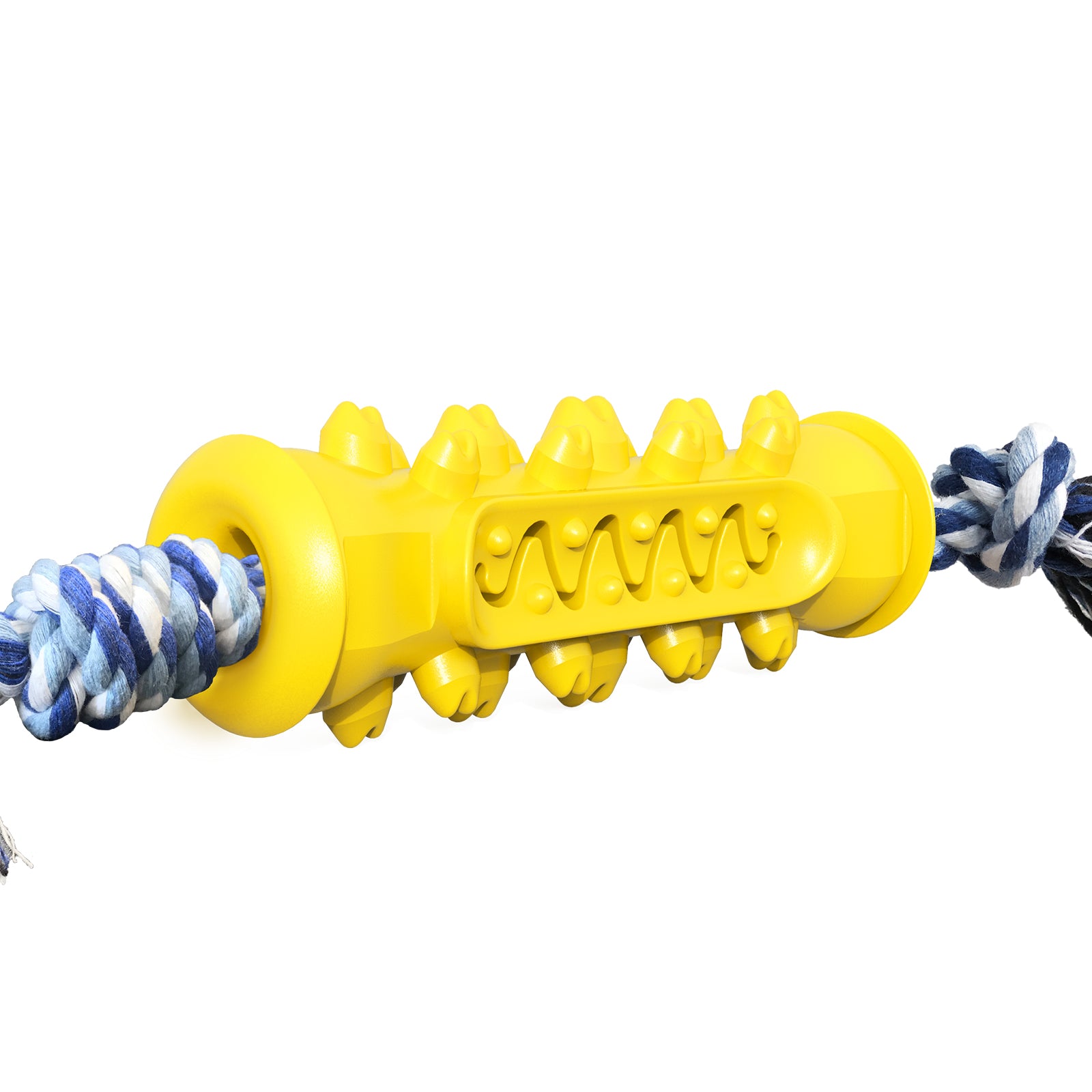 Serrated Chew Stick with Rope Toy for Dogs