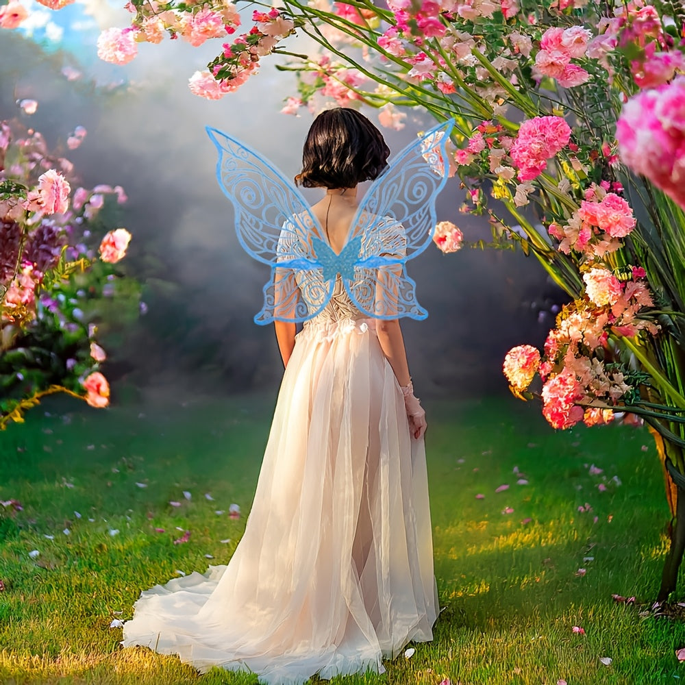 BowLift | Girls Magical Halloween Fairy Costume Set | Wings Wand Ears