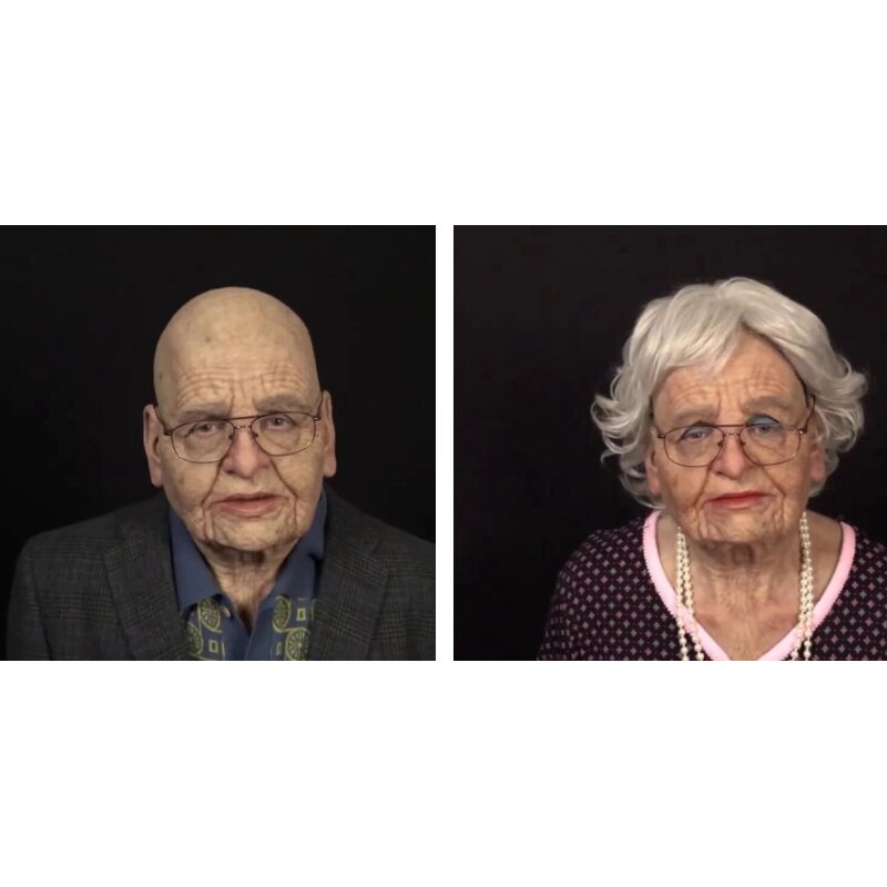 BowLift | Creepy Old Man Mask – Realistic Latex Halloween Mask for Adults