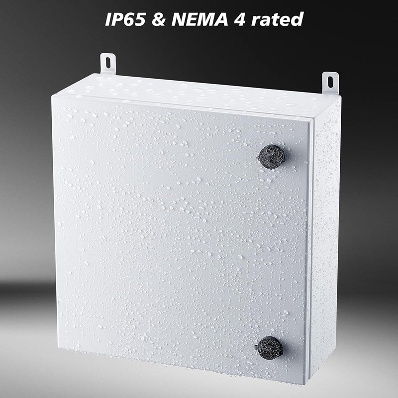 BowLift | 16" x 16" x 6" Outdoor/Indoor Electrical Junction Box Wall-Mounted Electrical Enclosure Box