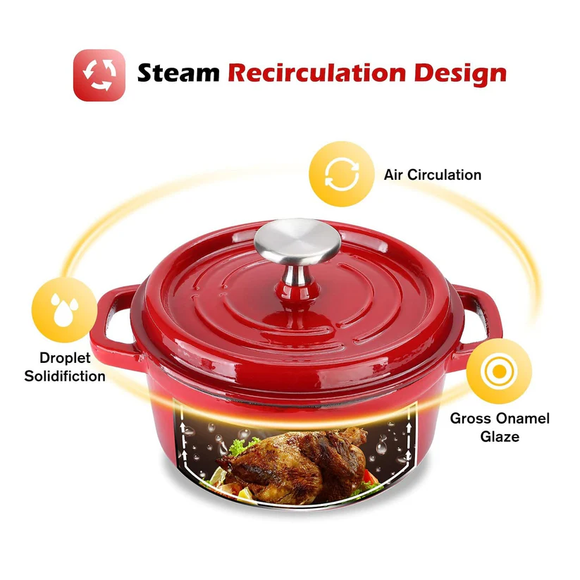 BowLift | Enameled Cast Iron Dutch Oven Pot