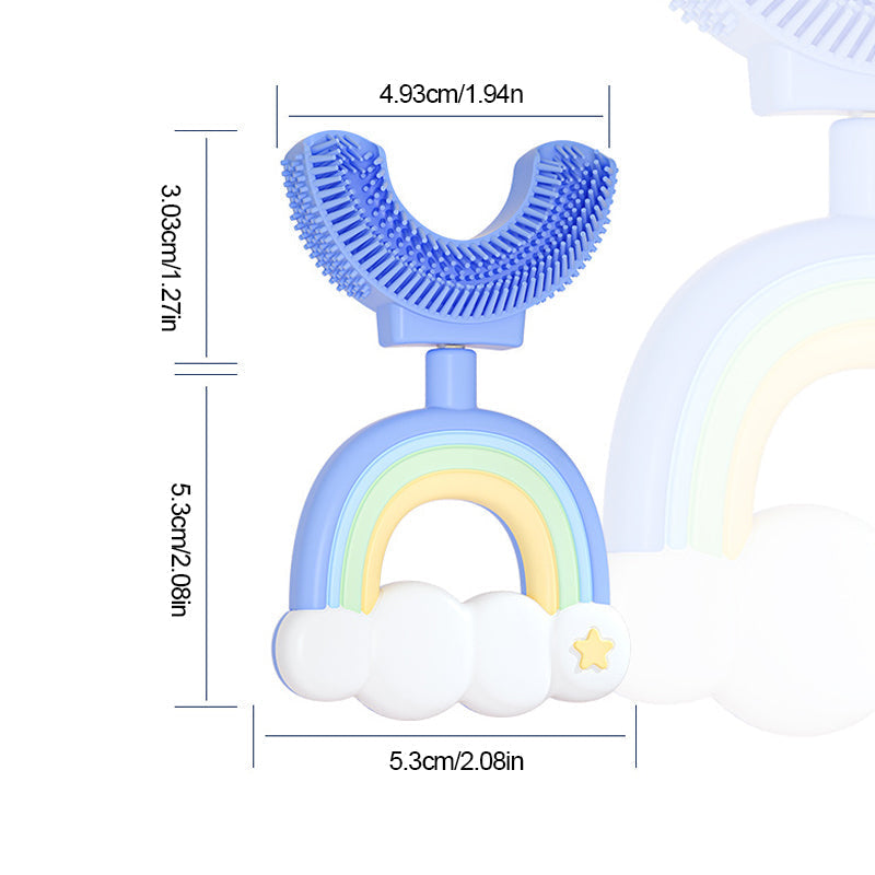 BowLift | Children's Rainbow U-shaped Toothbrush
