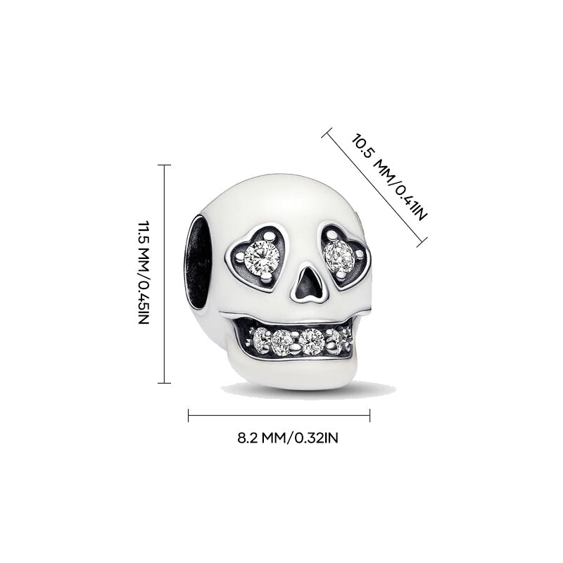 BowLift | Shining Glitter Skull Pendant