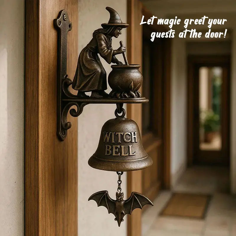 BowLift | Antique Witch Doorbell Luna – Weatherproof Decorative Doorbell for Indoor and Outdoor