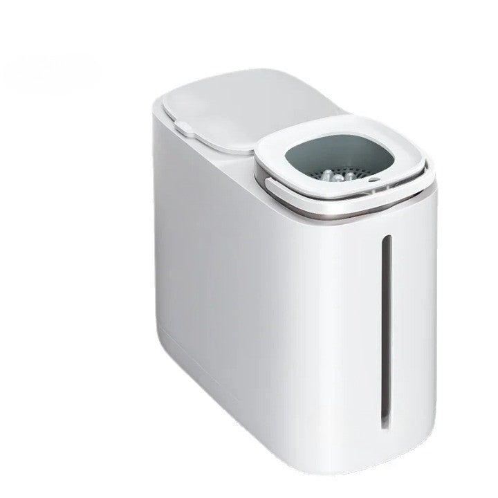 BowLift | Dual Compartment Dry Wet Section Efficient Modern Home Trash Can