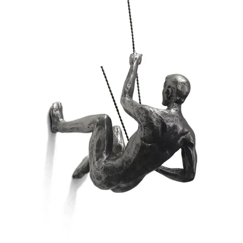BowLift | Climbing Man Wall Art Set of 3