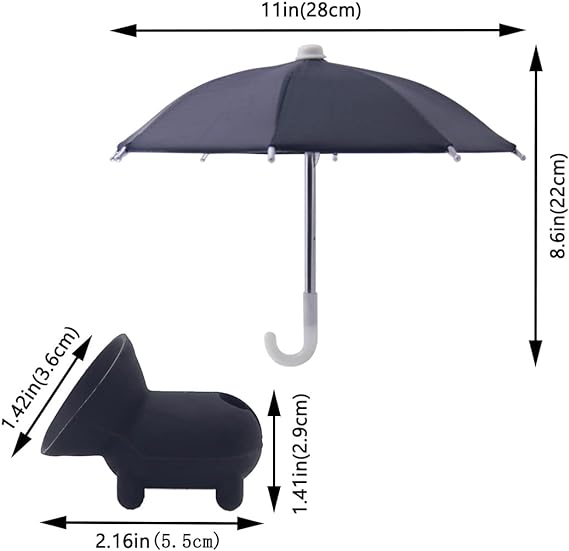 BowLift | Phone umbrella suction cup stand for sun