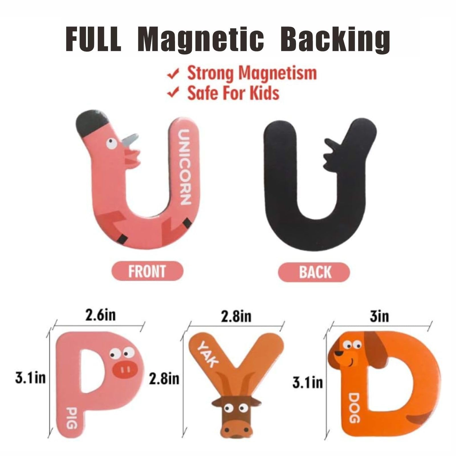 BowLift | Animal-shaped Magnetic Alphabet