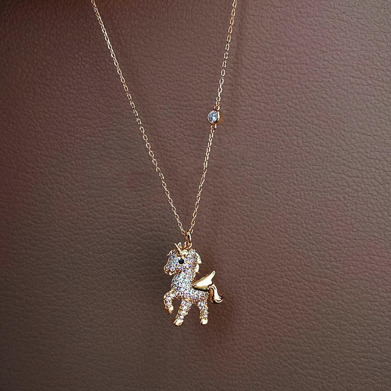 BowLift | Beautiful Angel Horse Pendant Necklace