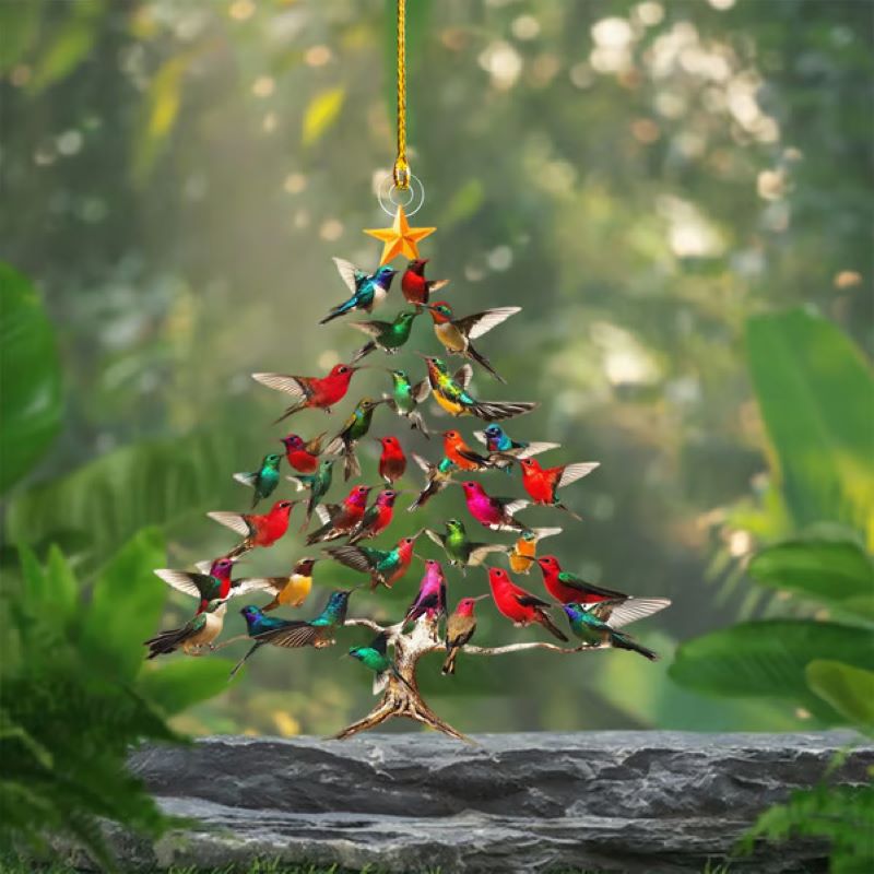 BowLift | Hummingbird Christmas Decoration