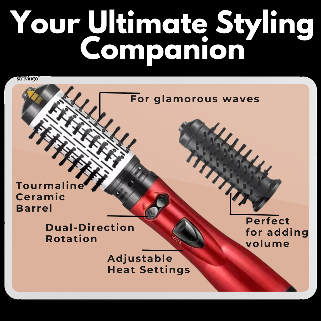 BowLift | Driwave 2-in-1 Rotating Hair Dryer and Styler