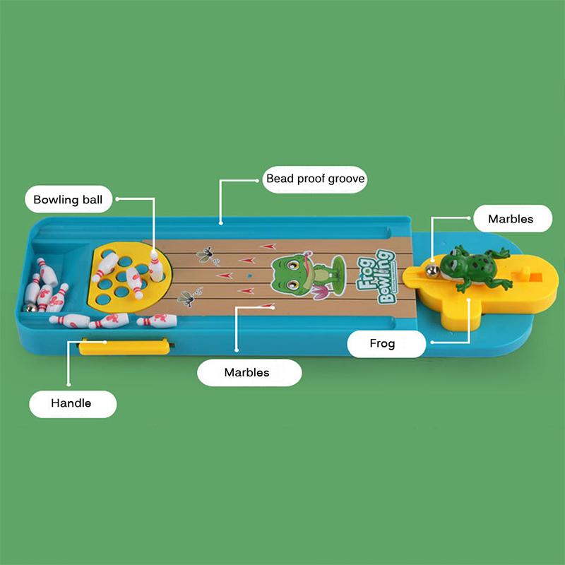BowLift | Desktop Frog Bowling Toy