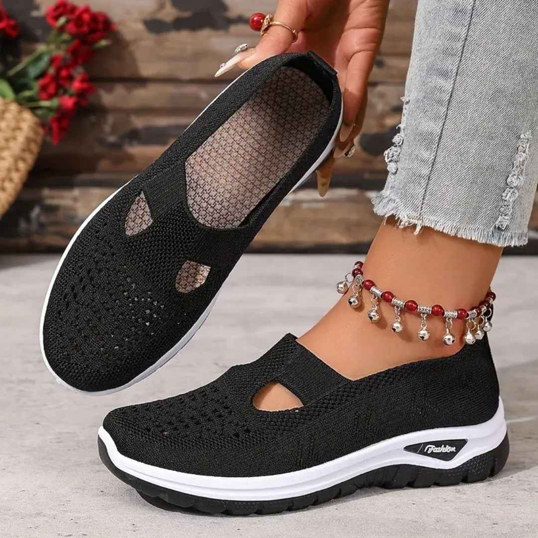 Vellora – Women's Mesh Slip-On Comfort Sneakers