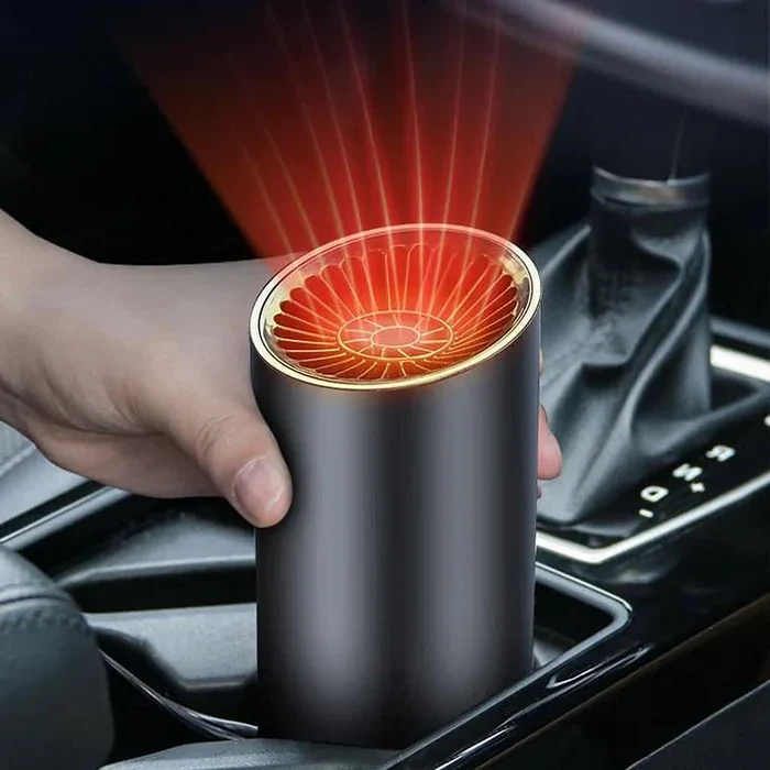 BowLift | Fast Heating Cup Shape Car Warm Air Blower - Fast Heating & Cooling Adjustable 360 Degree Rotatable Plug and Use for Car, SUV , RV and Truck