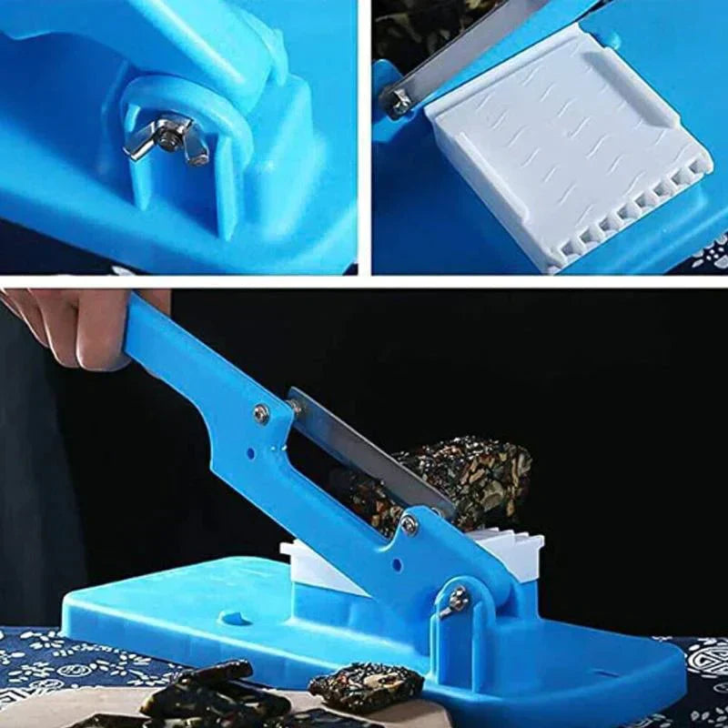 BowLift | Manual Multifunctional Food Slicer – Robust Meat & Vegetable Slicer for Frozen Goods