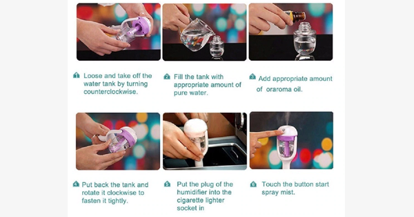 BowLift | Car Humidifier and Aroma Diffuser – Let your car smell good!