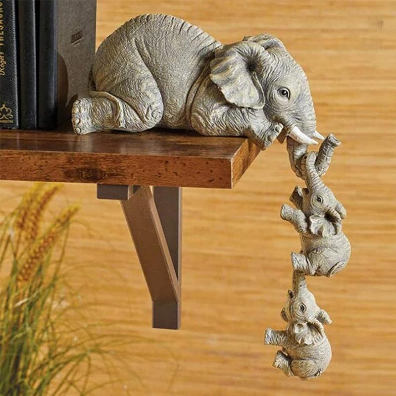 BowLift | Elephant sitter hand-painted figures