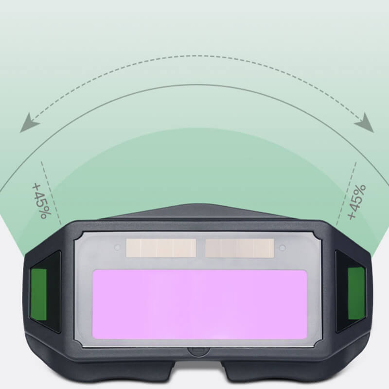 BowLift | Panoramic welding goggles with automatic darkening protection and protection against intense light
