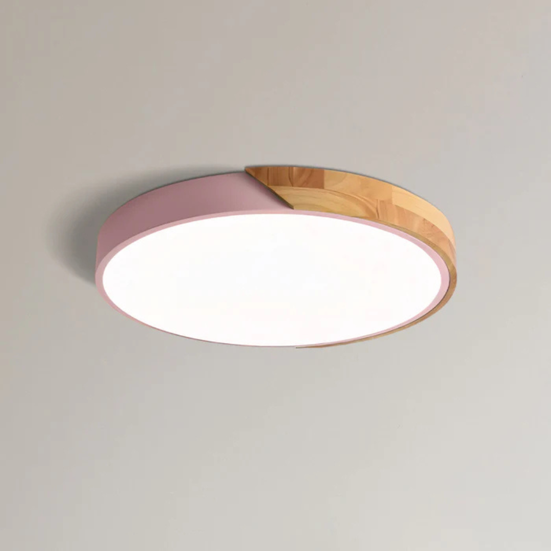 BowLift | Delos – Scandinavian Wooden LED Ceiling Light | Modern Energy-Efficient Interior Lighting