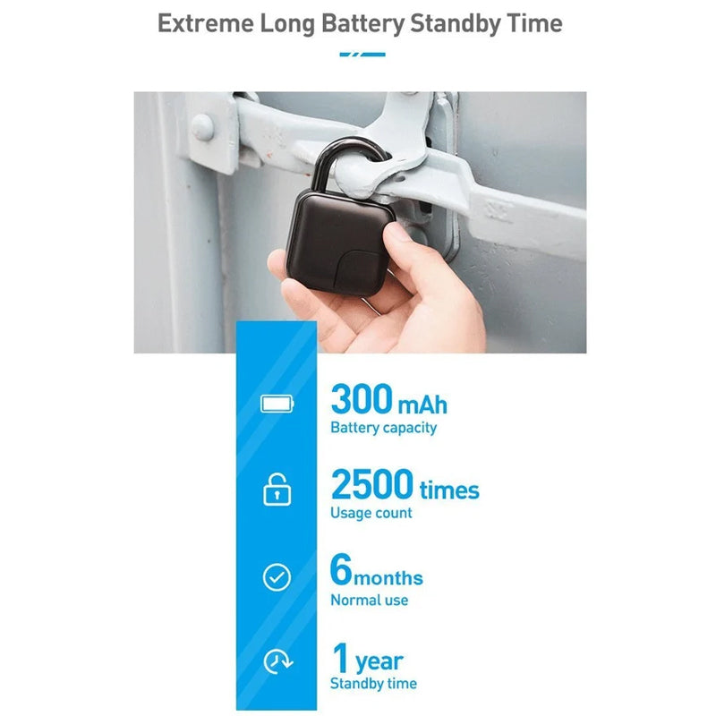 BowLift | Graffiti Fingerprint Padlock
