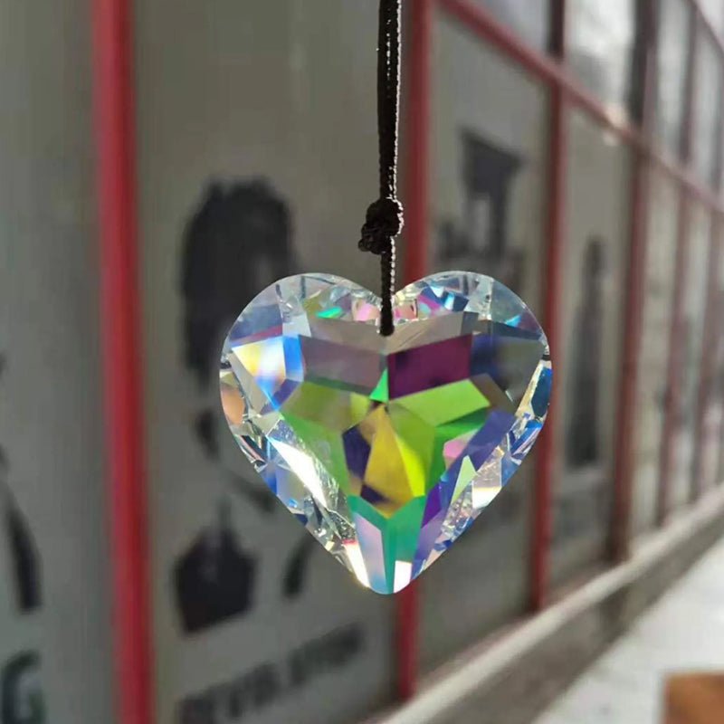 BowLift | GlimmerHeart Elegant Heart-Shaped Sun Catcher – Enchanting Light Effects for Your Home