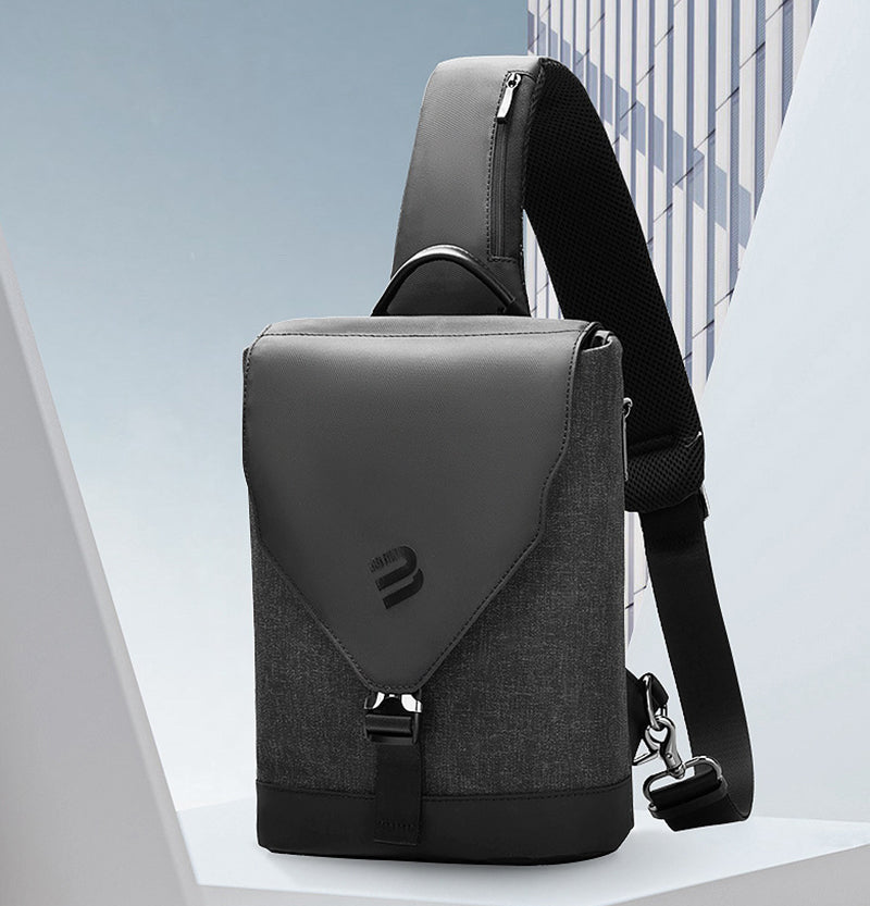 BowLift | Anti-theft and Waterproof 9.7'' Crossbody Bag, with Multiple Pockets, High Elastic Back Pad, Invisible Anti-theft Pocket, for Working, Traveling, Hiking and More