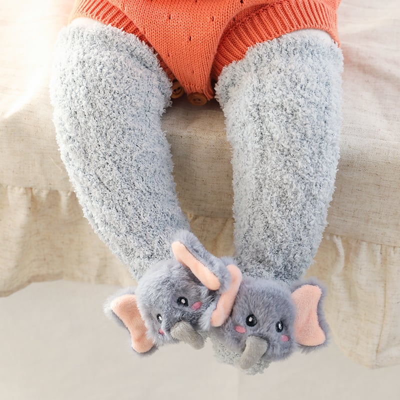 BowLift | A Pair of Baby Cute Coral Fleece Socks