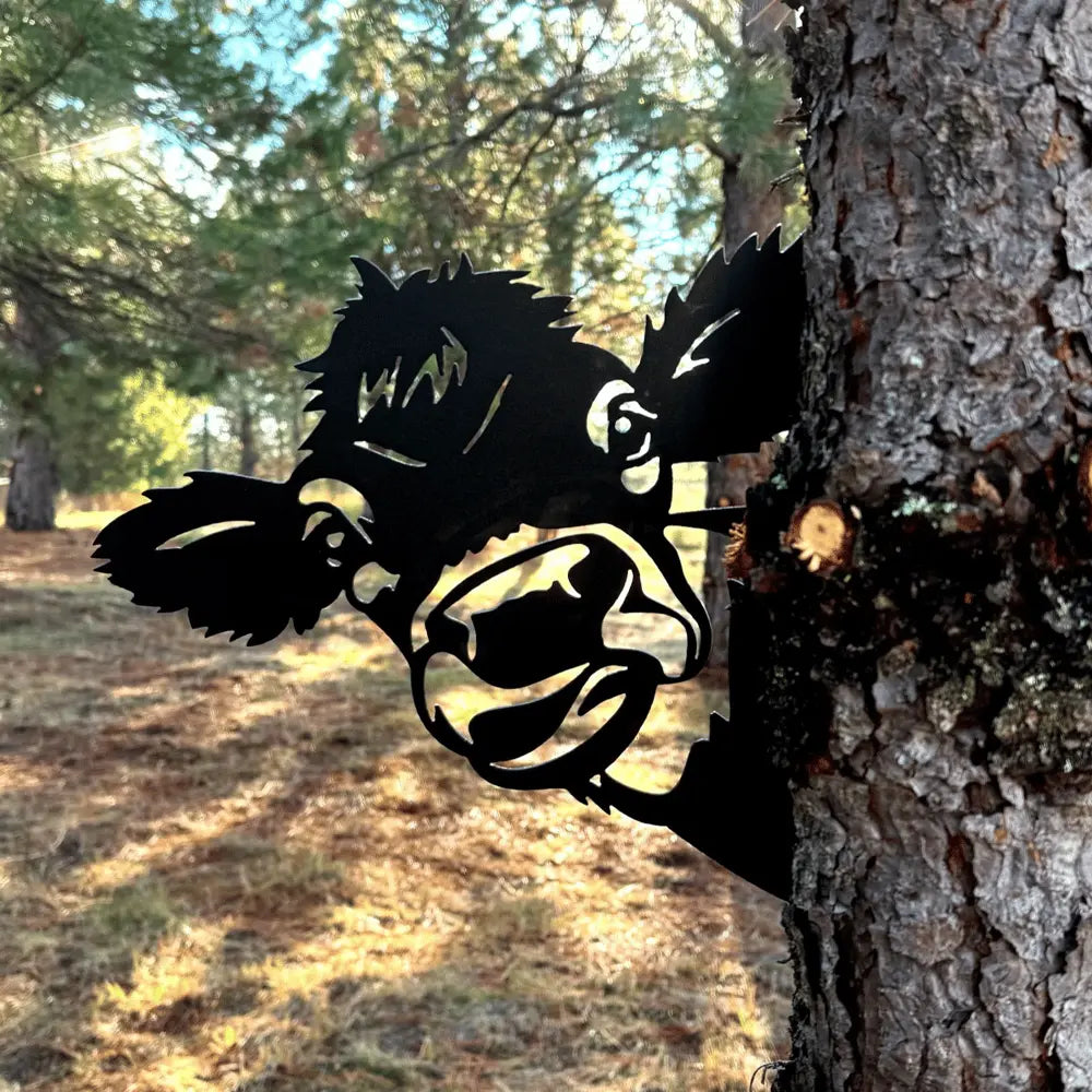 BowLift | Cheeky Metal Outdoor Wall Sign – Weather-resistant Wall Decoration