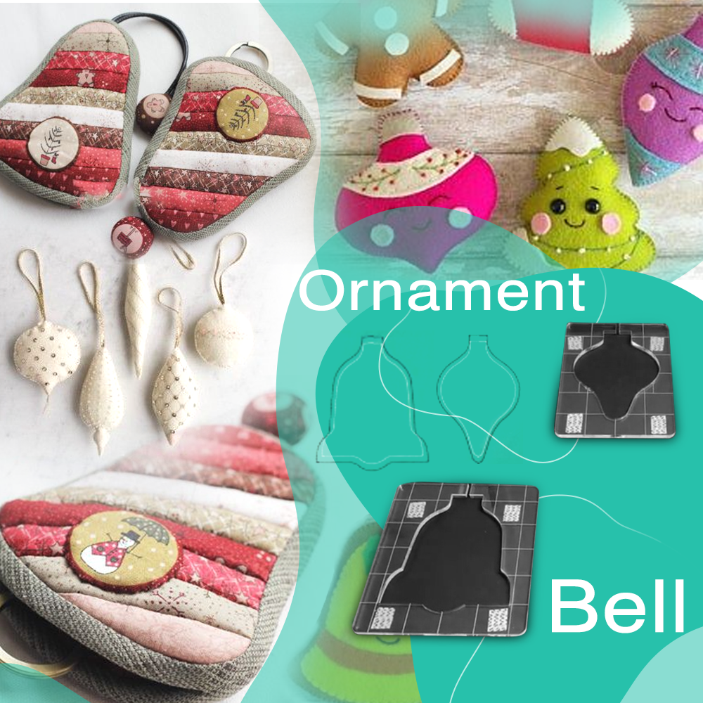 BowLift | Christmas Motif Quilting Template Set (6 PCS) - With Instructions