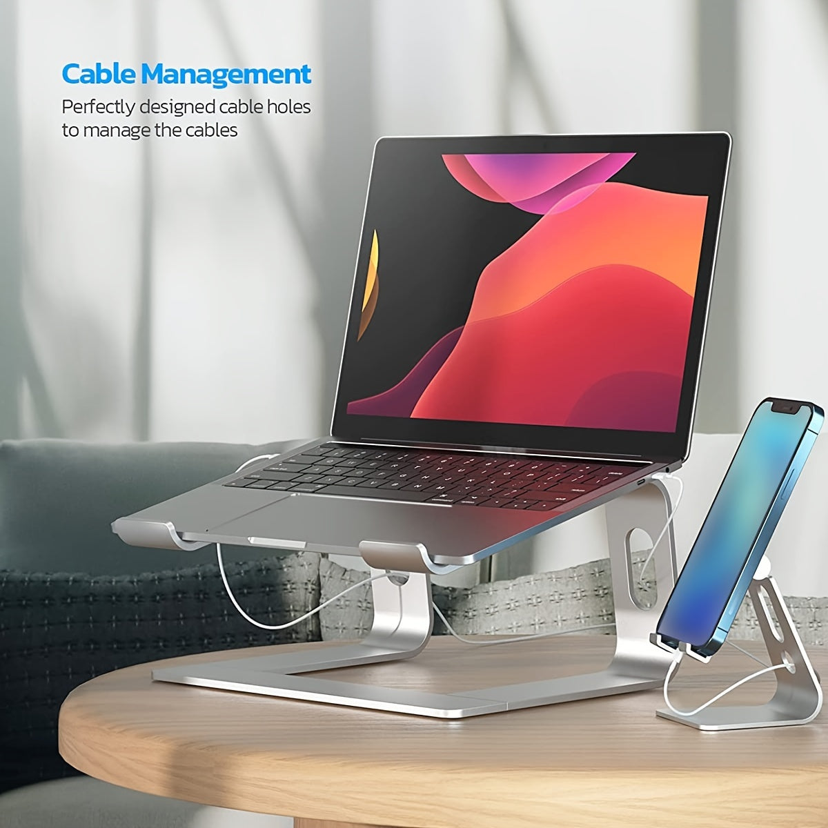 BowLift | Aluminium Laptop Stand – Ergonomic and Ventilating