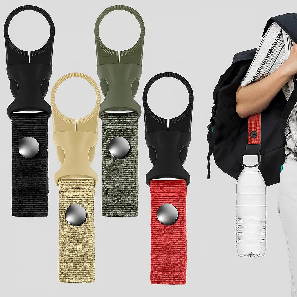 BowLift | 4-Pack Durable Nylon Outdoor Set for Hands-Free Water Bottle Holder
