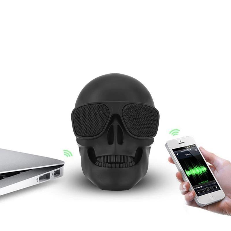 BowLift | Black Skull Speaker Bluetooth Stereo Speaker