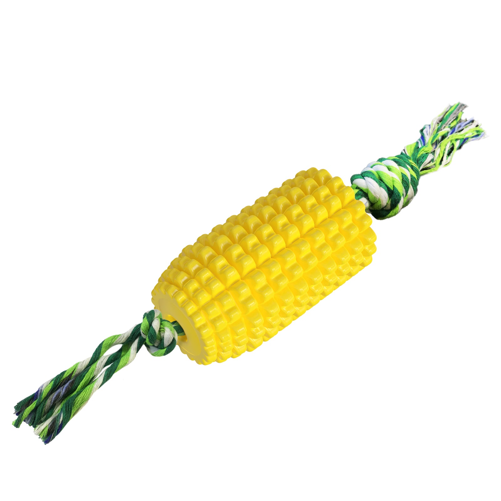 Corn Chew Stick with Rope – Dog Toothbrush & Play Toy