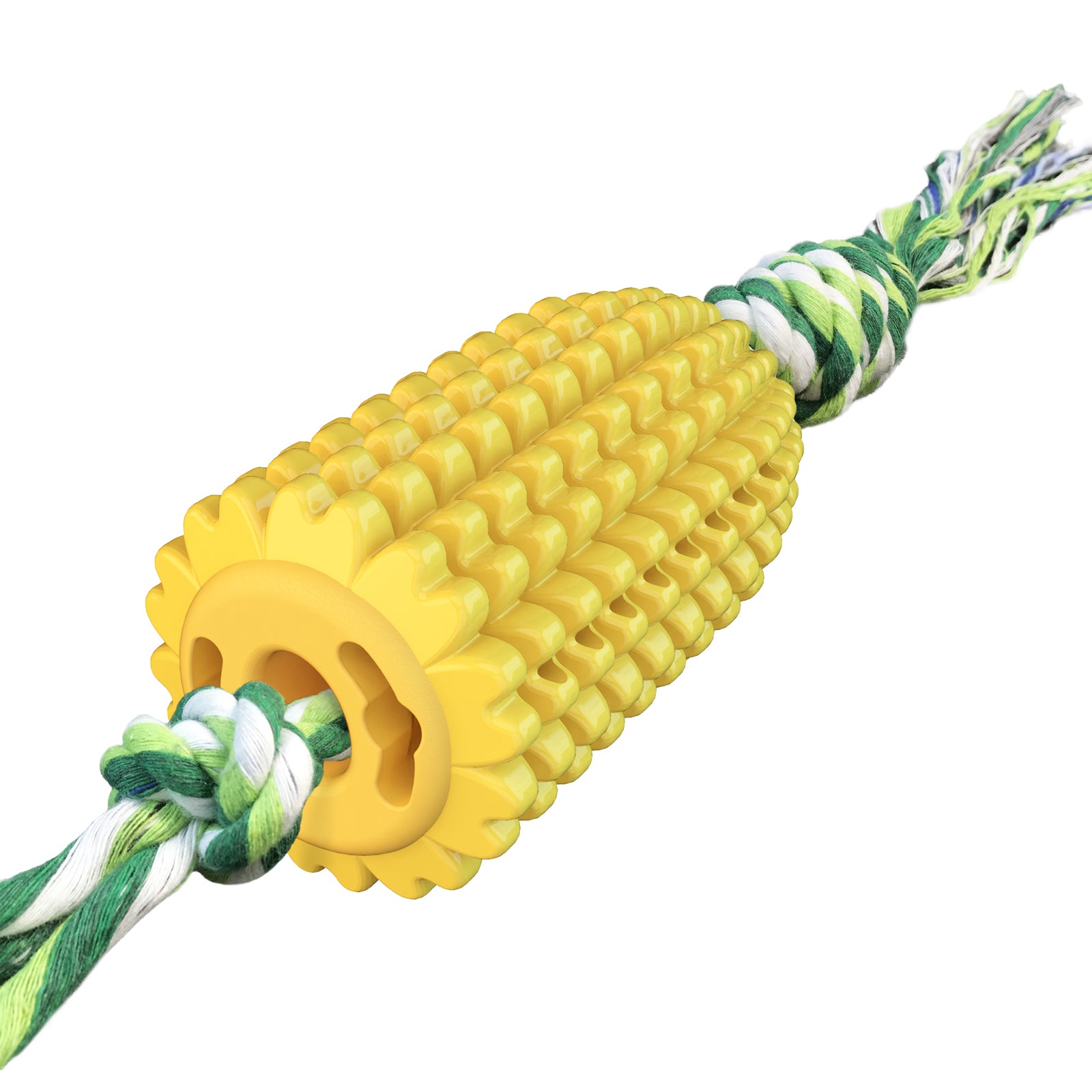 Corn Chew Stick with Rope – Dog Toothbrush & Play Toy