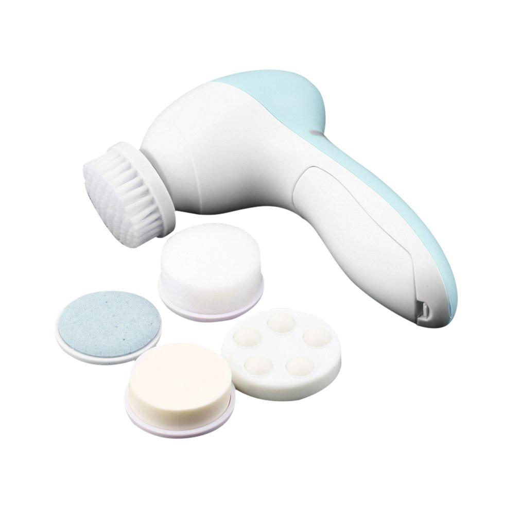 BowLift | IcoolGadget 5 in 1 Electric Facial Cleanser Body Massage Mini Skin Pore Cleaner Beauty Massager Wash Face Machine