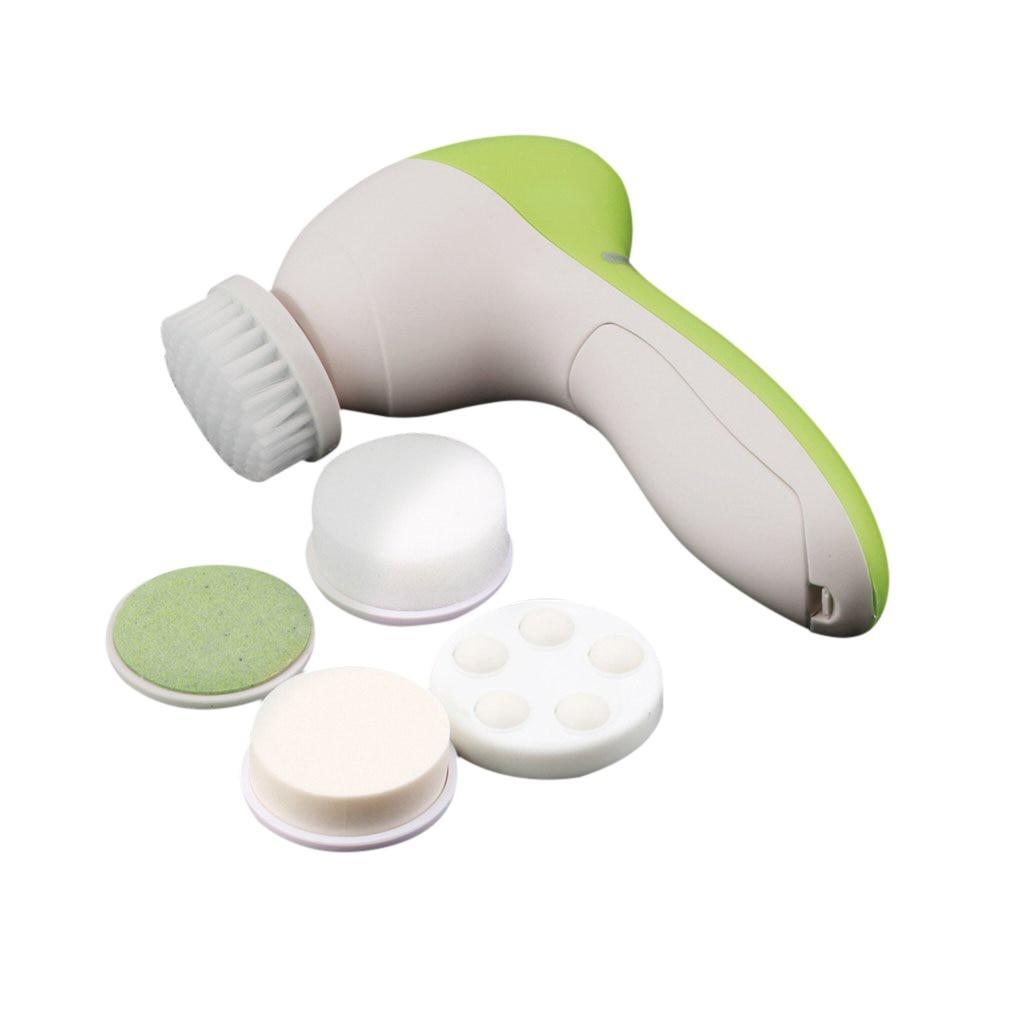 BowLift | IcoolGadget 5 in 1 Electric Facial Cleanser Body Massage Mini Skin Pore Cleaner Beauty Massager Wash Face Machine