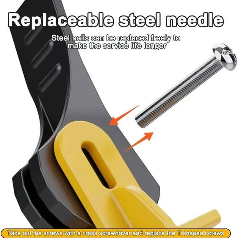 BowLift | 50 Piece Tile Leveling System with Steel Pins for Even Joints