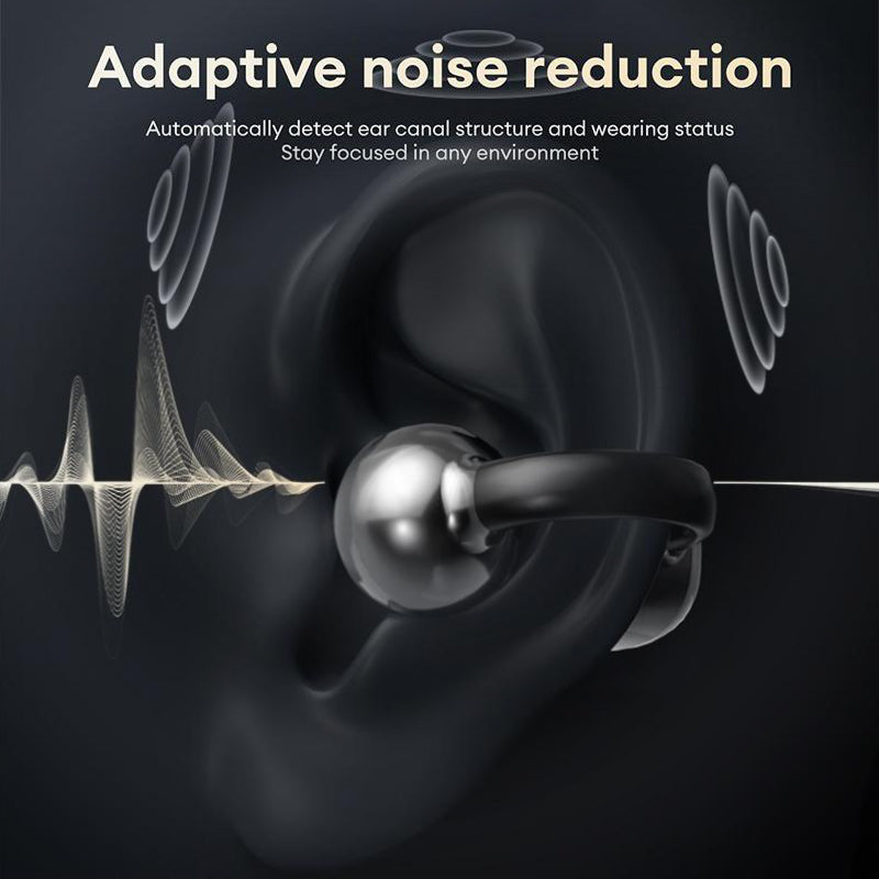 BowLift | Clip-On Ear LCD Full Color Touchscreen Audio Wireless Headphones