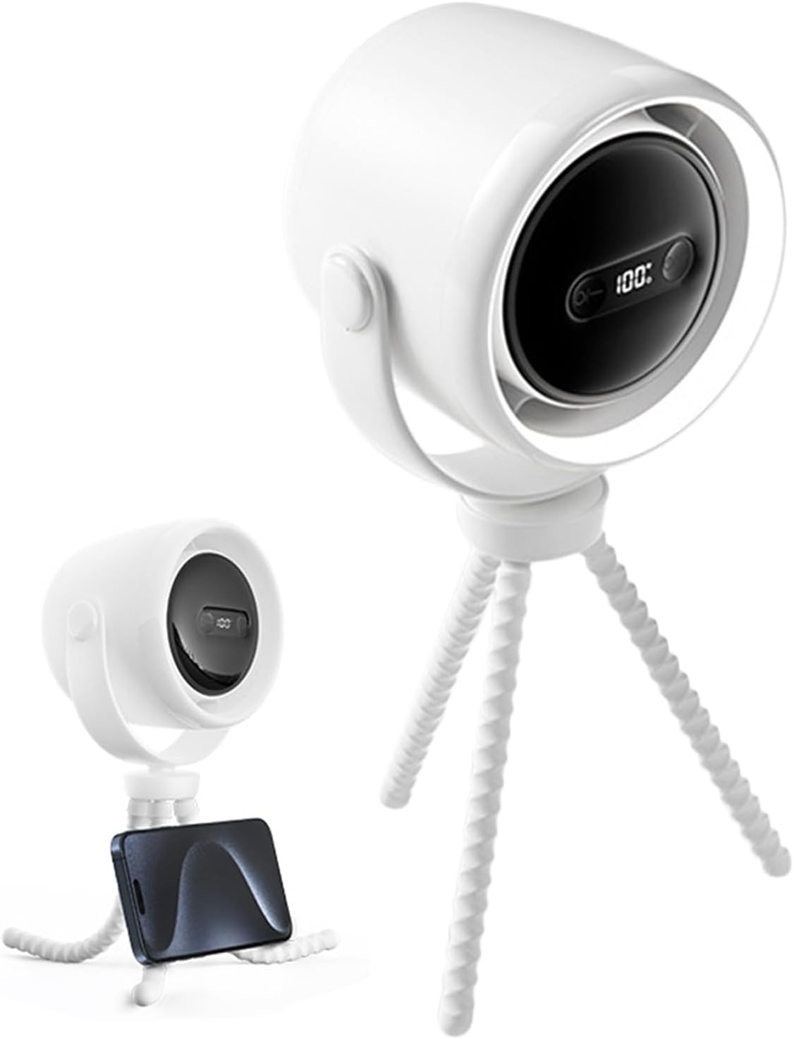 BowLift | Rechargeable Clip-On Stroller Fan with Night Light 100 Speeds