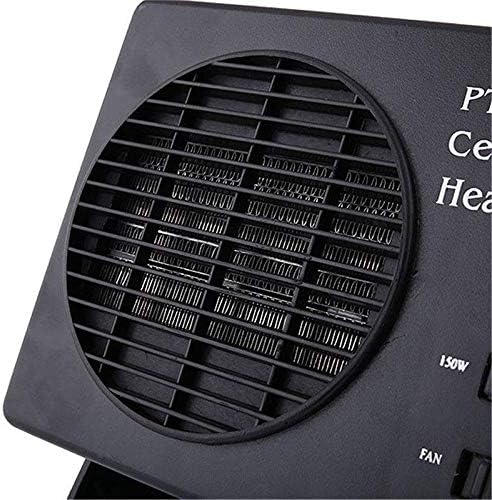 BowLift | 12V Ceramic Car Heater | 150W-300W Portable Fan with Automatic Thermostat for Winter Use in Vehicles