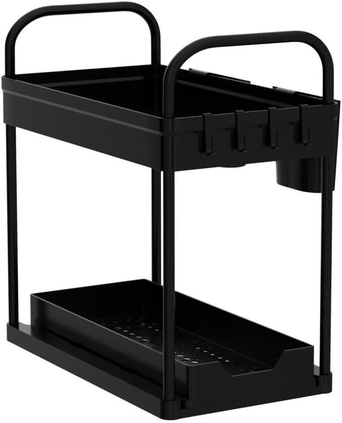 BowLift | EcoSpace - 2-tier under-desk shelf