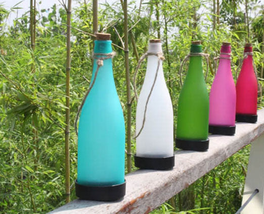 BowLift | 5 Piece Solar Wine Bottle Light Outdoor Decoration Plastic LED Hanging Light