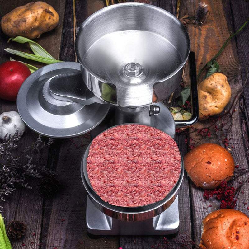 BowLift | 130mm/5inches Commercial Burger Patty Maker Hamburger Press Stainless Steel Bowl