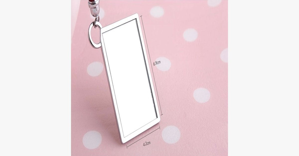 BowLift | Portable Pink Pocket Mirror